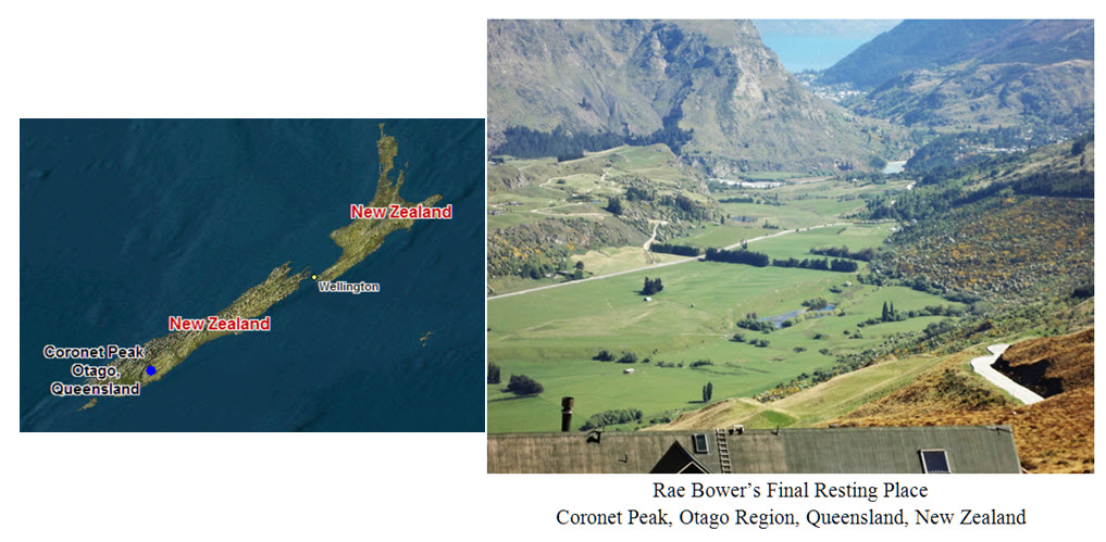 Map and Rae'f Final Resting Place