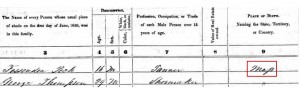 1850 Census sample